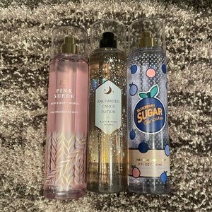 Bath & Body Works Mists - Enchanted Candy Potion, Blueberry Pancakes, Pink Suede
